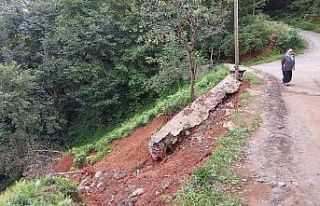 Rize’de şiddetli yağışlar nedeniyle 2 katlı...