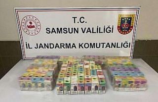 Samsun’da 254 kaçak elektronik sigara ele geçirildi