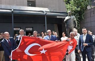 Şehit polis Fethi Sekin için bin 570 kilometre pedallayacak