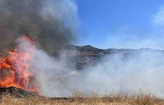 Sigara izmariti otluk alanı tutuşturdu