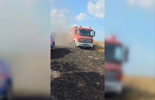 Silivri’de otluk alan yangını paniğe neden oldu