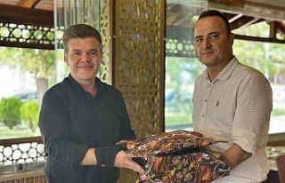 Simav’da İlçe Tarım Müdürüne veda yemeği