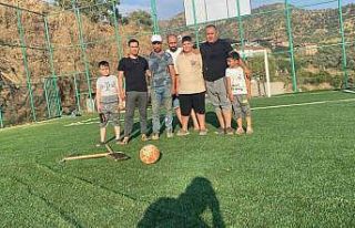 Spordan mahrum kalan Meşeli Köyü’nün gençleri...