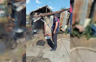 Sungurlu’da tandır yangını