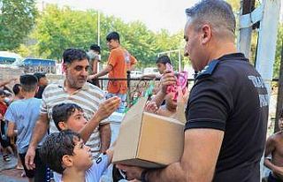 Tarihi Anzele suyunda yüzen çocuklara Diyarbakır...