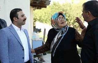 Taşkın vatandaşlarla buluştu