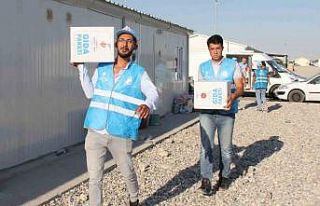 TDV’den depremzedelere gıda ve hijyen kolisi