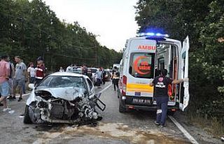 Tekirdağ’da trafik kazası: 1 ölü, 2 yaralı