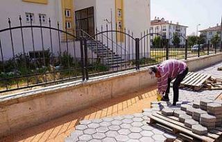 Tepebaşı’nda üstyapı çalışmaları sürüyor