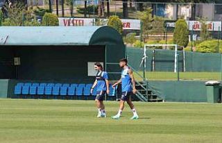 Trabzonspor antrenmanında 7 eksik