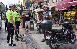 Trafiğe kapalı alanda motosikletlilere yönelik...