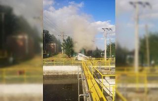 Trafo patladı, fabrika 1 gün tatil edildi