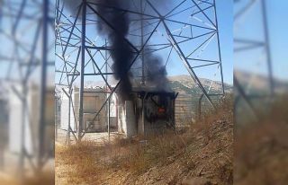 Trafo yangını paniğe neden oldu