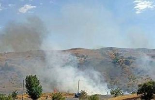 Tunceli’de otluk alandaki yangın paniğe neden...