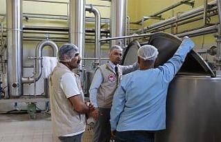 Tunceli’de süt ürünleri üretim tesisi incelendi