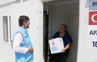 Türkiye Diyanet Vakfı Hatay’da 15 bin adet yardım...