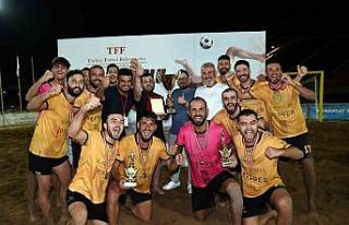 Türkiye Plaj Futbol Ligi’nin Manavgat etabı sona...