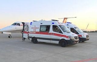 Uçak ambulans, bu sefer 13 günlük bir bebek ve...
