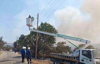 UEDAŞ’tan yangın bölgesi için seferberlik