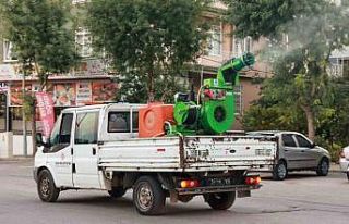 Uşak Belediyesinin ilaçlama çalışmaları hız...