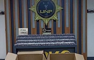 Uşak’ta 27 bin 846 sentetik ecza ele geçirildi