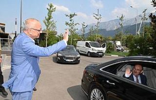 Vali Karadeniz, Başkan Ergün ve Başkan Çerçi’yle...