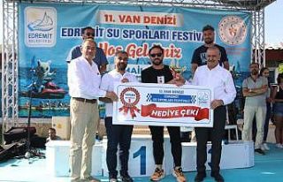 Van su sporlarına doydu