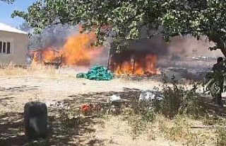 Van’da korkutan yangın