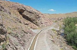 Van’da yıllardır boşa akan dere suyu tarıma...