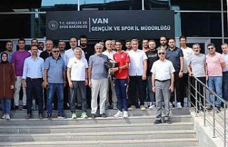 Vanlı Mahsun Değer’in yer aldığı milli takım...