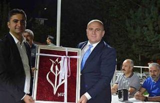 Varto Kaymakamı Güder’e veda yemeği