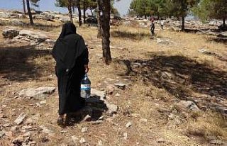 Vatandaşlar orman yangını için seferber oldu