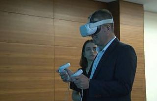 VR gözlüklerle deprem, sel ve yangın anını yaşadılar