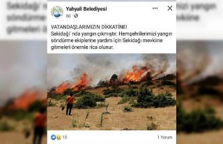 Yahyalı’daki yangın kontrol altına alındı