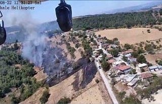Yangının ilk çıkış anları böyle görüntülendi