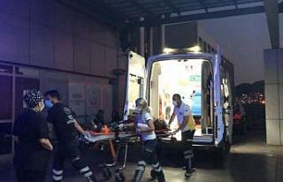 Yayalara yol vermek isterken kaza oldu: 1 yaralı