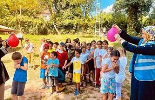 Yaz Kur’an kursu öğrencileri piknikte gönüllerince...