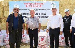 Yeşilyurt’ta depremzede üreticilere tarımsal...