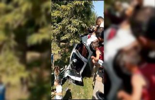 Yoldan çıkan otomobilin şarampole uçmaması için...