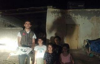 Yuvadan düşen leylek tedavi altına alındı