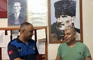 Zabıtadan örnek davranış