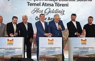 Zeytinburnu Çok Amaçlı Etkinlik Salonu’nun temeli...