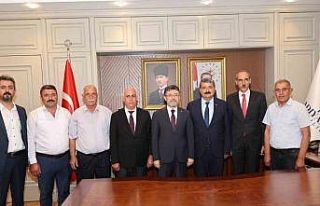 Ziraat Odaları başkanları Bakan İbrahim Yumaklı’ya...