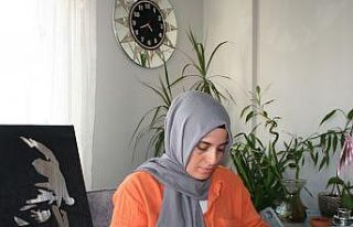 10 yıl önce komşusunun evindeki tablodan etkilendi,...