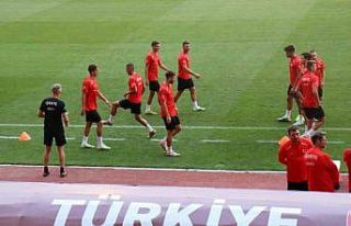 A Milli Futbol Takımı, Japonya maçı hazırlıklarına...