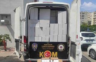 Adana’da 31 milyon kaçak makaron ele geçirildi