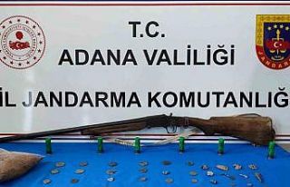 Adana’da Roma dönemine ait 46 sikke ele geçirildi