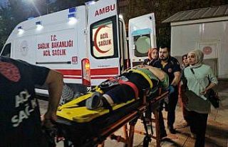 Adıyaman’da kontrolden çıkan araç takla attı:...