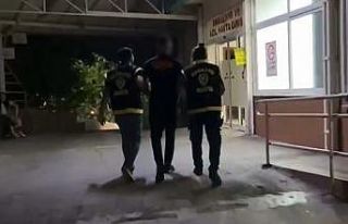 Ağaca çıkarak meşaleli şov yapan şahıs gözaltına...