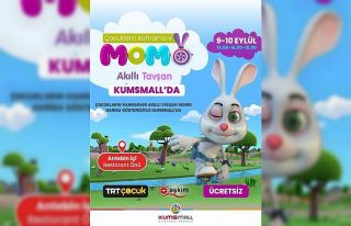 Akıllı tavşan Momo, KumsMall AVM’ye geliyor